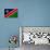 Namibia Flag Design with Wood Patterning - Flags of the World Series-Philippe Hugonnard-Stretched Canvas displayed on a wall