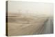 Namibia, Namib Desert, Walvis Bay. Desert Road in a Sandstorm-Wendy Kaveney-Premier Image Canvas