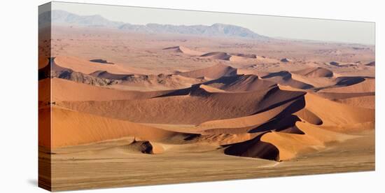 Namibia, Namib-Naukluft Park. Aerial of desert landscape.-Jaynes Gallery-Premier Image Canvas