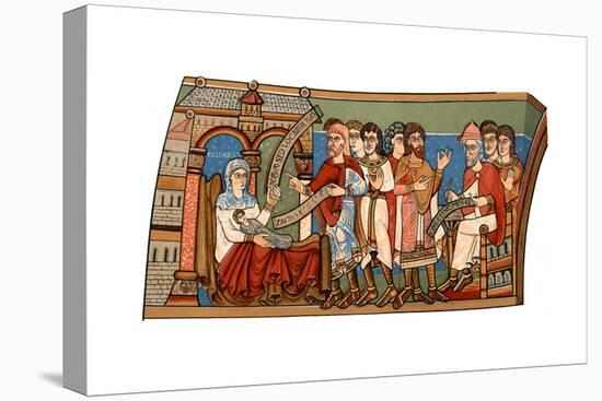 Naming of St John the Baptist, 12th Century-null-Premier Image Canvas