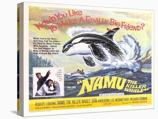 Namu, The Killer Whale, 1966-null-Stretched Canvas