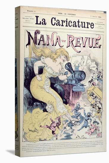 Nana-Revue, Caricature, Emile Zola and Realist Novels, La Caricature, 3rd January 1880-Albert Robida-Premier Image Canvas