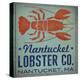 Nantucket Lobster Square-Ryan Fowler-Stretched Canvas