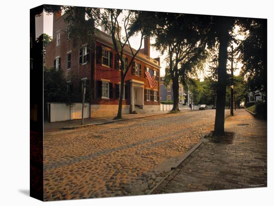 Nantucket Town, Nantucket Island, Massachusetts, USA-Walter Bibikow-Premier Image Canvas