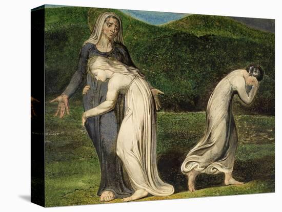 Naomi Entreating Ruth and Orpah to Return to the Land of Moab-William Blake-Premier Image Canvas