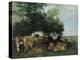 Nap During the Haying Season, Doubs Mountains-Gustave Courbet-Premier Image Canvas