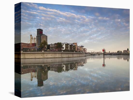 Napa Riverfront Development, Napa Valley Wine Country, Northern California, Usa-Walter Bibikow-Premier Image Canvas