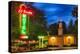 Napa Valley Motel Neon Sign-George Oze-Premier Image Canvas