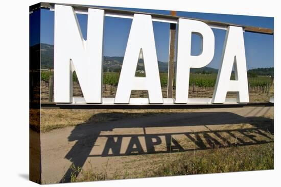 Napa Valley Sign-George Oze-Premier Image Canvas