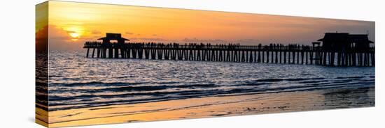 Naples Florida Pier at Sunset-Philippe Hugonnard-Premier Image Canvas