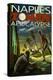 Naples, Florida - Zombie Apocalypse-Lantern Press-Stretched Canvas