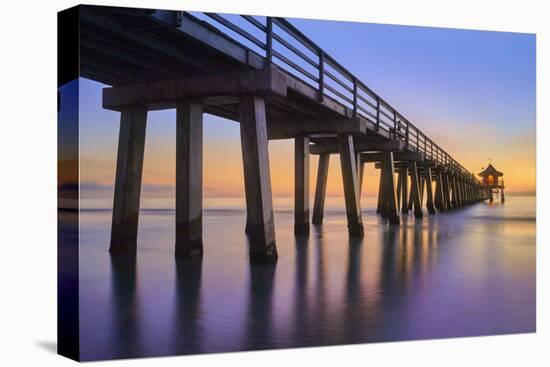 Naples Pier Panoramic III-Moises Levy-Premier Image Canvas