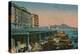 Naples - View of the Grand Hotel Santa Lucia and Mount Vesuvius. Postcard Sent in 1913-Italian Photographer-Premier Image Canvas