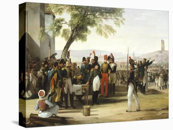 Napoleon after Battle of Wagram-Francesco Hayez-Premier Image Canvas