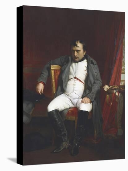 Napoleon at Fontainebleau During the First Abdication - April 1814-Paul Delaroche-Premier Image Canvas