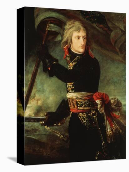 Napoleon Bonaparte 1769-1821 at the Pont d'Arcole-Antoine Jean Gros-Premier Image Canvas