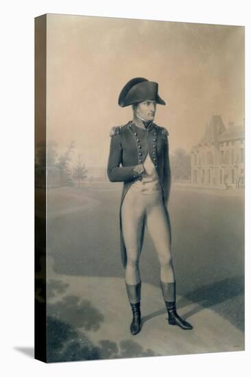 Napoleon Bonaparte (1769-1821) First Consul at Malmaison, from "Livre Du Sacre," 1804-Jean-Baptiste Isabey-Premier Image Canvas