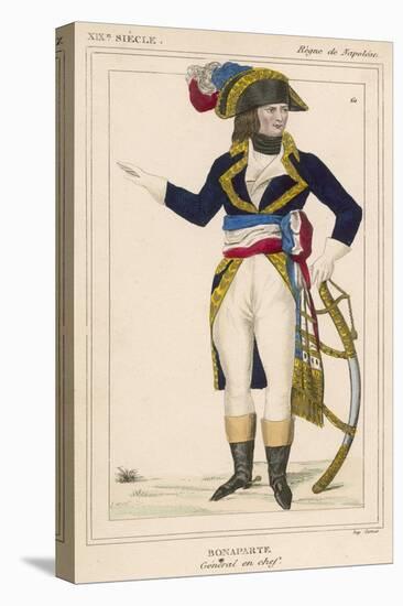 Napoleon Bonaparte, French Emperor Dressed as General-In-Chief of the Italian Army-null-Stretched Canvas