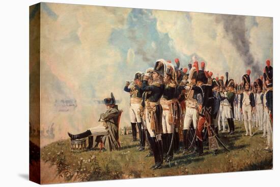 Napoleon Bonaparte on the Borodino Hights-Vasili Vasilyevich Vereshchagin-Premier Image Canvas