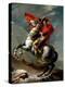 Napoleon Crossing the Alps, May 1800, 1802-03 (Oil on Canvas)-Jacques Louis David-Premier Image Canvas