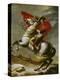 Napoleon Crossing the Alps-Jacques-Louis David-Premier Image Canvas