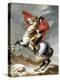 Napoleon Crossing the Saint-Bernard Pass-Jacques-Louis David-Premier Image Canvas