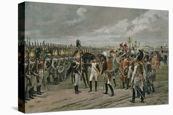 Napoleon Decorating the Russian Grenadier at Tilsitt-null-Premier Image Canvas