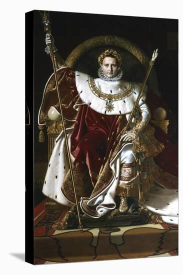Napoleon I on the Imperial Throne, 1806-Jean-Auguste-Dominique Ingres-Premier Image Canvas