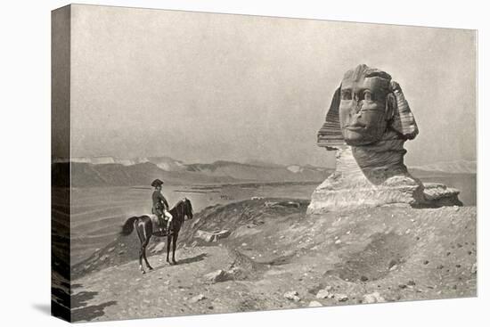 Napoleon, in Egypt, Finds Himself Face to Face with the Sphinx-null-Stretched Canvas