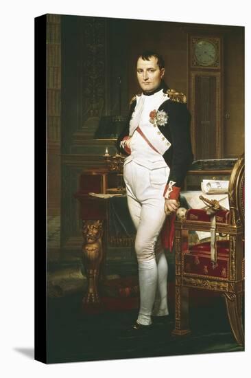 Napoleon in His Study, 1812-Jacques-Louis David-Premier Image Canvas