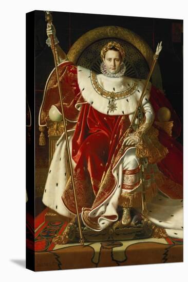 Napoleon on His Imperial Throne, 1806-Jean-Auguste-Dominique Ingres-Premier Image Canvas