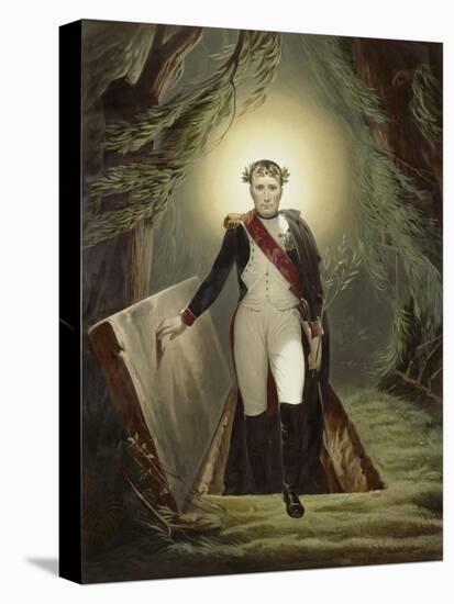 Napoléon sortant de son tombeau-Horace Vernet-Premier Image Canvas