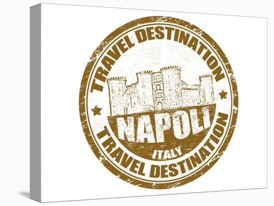 Napoli Stamp-radubalint-Stretched Canvas