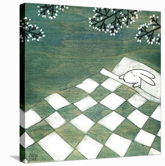 Napping Under Marshmallow Tree-Kristiana Pärn-Stretched Canvas