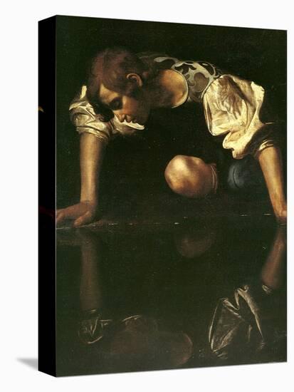Narcissus, 1598-1599-Caravaggio-Premier Image Canvas