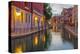 Narrow Canal among Old Colorful Brick Houses in Venice-Alan64-Premier Image Canvas