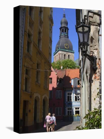 Narrow Streets of Riga, Lativa, Baltic States-Andrew Mcconnell-Premier Image Canvas