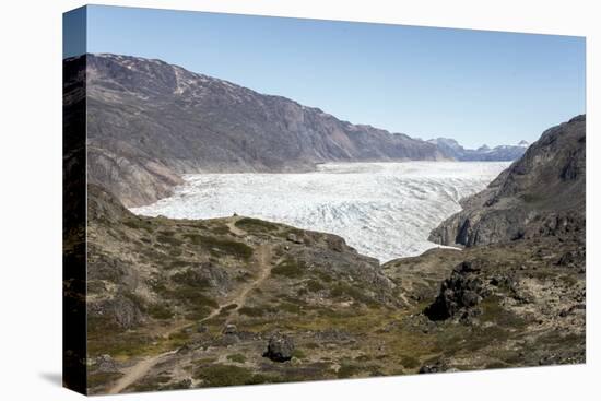 Narsarsuaq Sermia, Narsarsuaq, southern Greenland, Polar Regions-Tony Waltham-Premier Image Canvas