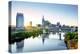 Nashville, Tennessee, Skyline, Cumberland River, John Seigenthaler Pedestrian Bridge, Previously Ca-John Coletti-Premier Image Canvas