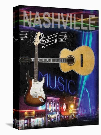 Nashville-Todd Williams-Stretched Canvas