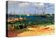 Nassau Harbor-Albert Bierstadt-Stretched Canvas