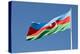 National Flag Blowing in Wind, Baku, Azerbaijan-Michael Runkel-Premier Image Canvas