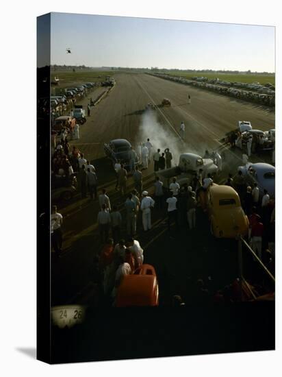 National Hot Rod Association's National Opening Drag Race Held at the Orange County Airport-Ralph Crane-Premier Image Canvas