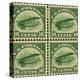 National Postal Museum: 16-Cent U.S. Postage Stamps with the Image of a Plane-null-Stretched Canvas