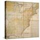 National Postal Museum: 1796 Postal Route Map-null-Stretched Canvas