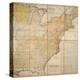 National Postal Museum: 1796 Postal Route Map-null-Stretched Canvas