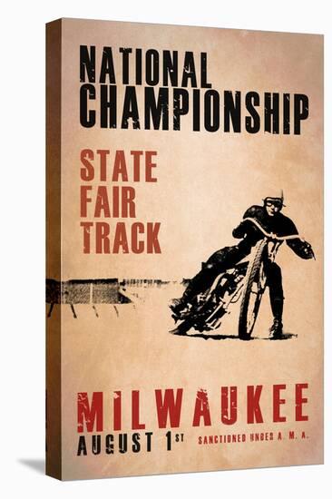 NationalChamps Milwaukee-Mark Rogan-Stretched Canvas