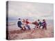 Native Alaskan Children at Play-Ralph Crane-Premier Image Canvas