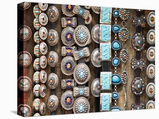 Native American Belts, Santa Fe, New Mexico, Usa-Julian McRoberts-Premier Image Canvas