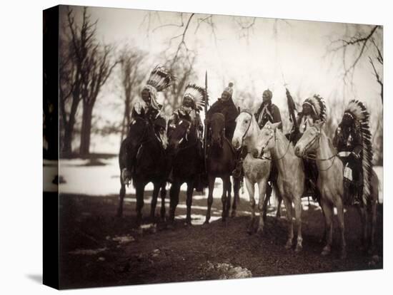 Native American Chiefs-Edward S Curtis-Premier Image Canvas